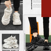 SkyRise – Sneakers Homme Plateforme Rehaussantes