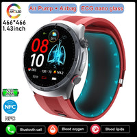 RNABAU AirCare Pro™ – 2025 Health Smartwatch with Real Blood Pressure Measurement