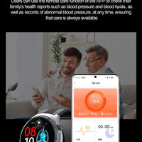 RNABAU AirCare Pro™ – 2025 Health Smartwatch with Real Blood Pressure Measurement