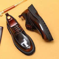 ASTON M. JAZZ – Chaussures Oxford Homme en Cuir Véritable, Italienne