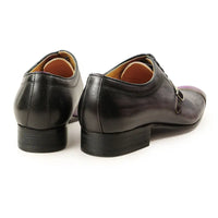 YAOLIDA Men's Shoes - Genuine Leather Oxford with Side Buckle