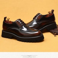 ASTON M. JAZZ – Chaussures Oxford Homme en Cuir Véritable, Italienne