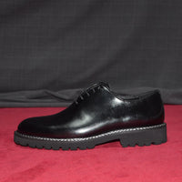 Oxford Homme Élégant – Sneakers en Cuir Véritable Noir, Haute Qualité pour Bureau, Affaires et Occasions Sociales