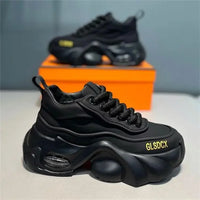 COZOK, Baskets pour hommes style designer 2025 – Sneakers à semelle épaisse confortables, mode décontractée automne/hiver, chaussures de sport tendance