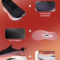 Baasploa H1072 – Chaussures de running femme respirantes et élévatrices