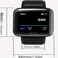 Smartwatch D13/116Plus – Montre Connectée Homme/Femme