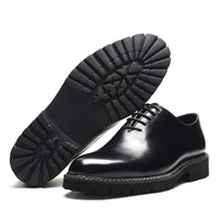 Oxford Homme Élégant – Sneakers en Cuir Véritable Noir, Haute Qualité pour Bureau, Affaires et Occasions Sociales
