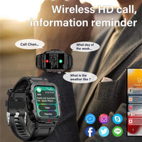 LAXASFIT™ 5610 – Smartwatch Sport; Santé | Écran HD 1.71’’