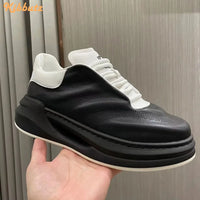 Baskets homme 2025 – Mesh et cuir, lacets, style casual