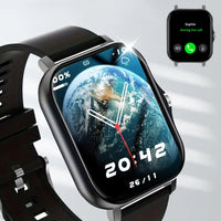 Montre connectée unisexe – Appels sans fil, notifications d’applications multiples, smartwatch sportive compatible iPhone et Android