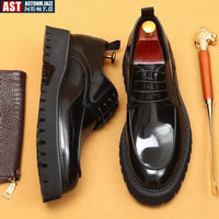 ASTON M. JAZZ – Chaussures Oxford Homme en Cuir Véritable, Italienne