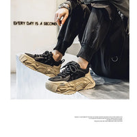 Sneakers Homme Designer – Confort & Hauteur Boostée