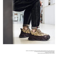 Sneakers Homme Designer – Confort & Hauteur Boostée