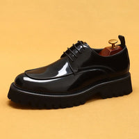 ASTON M. JAZZ – Chaussures Oxford Homme en Cuir Véritable, Italienne