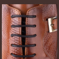 YAOLIDA Prestige Oxford – Chaussures Homme Cuir Véritable Mariage; Business