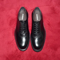 Chaussures Oxford Homme Élégantes en Cuir Véritable – Talon Réhaussant, Bout Rond, Style Bureau et Casual