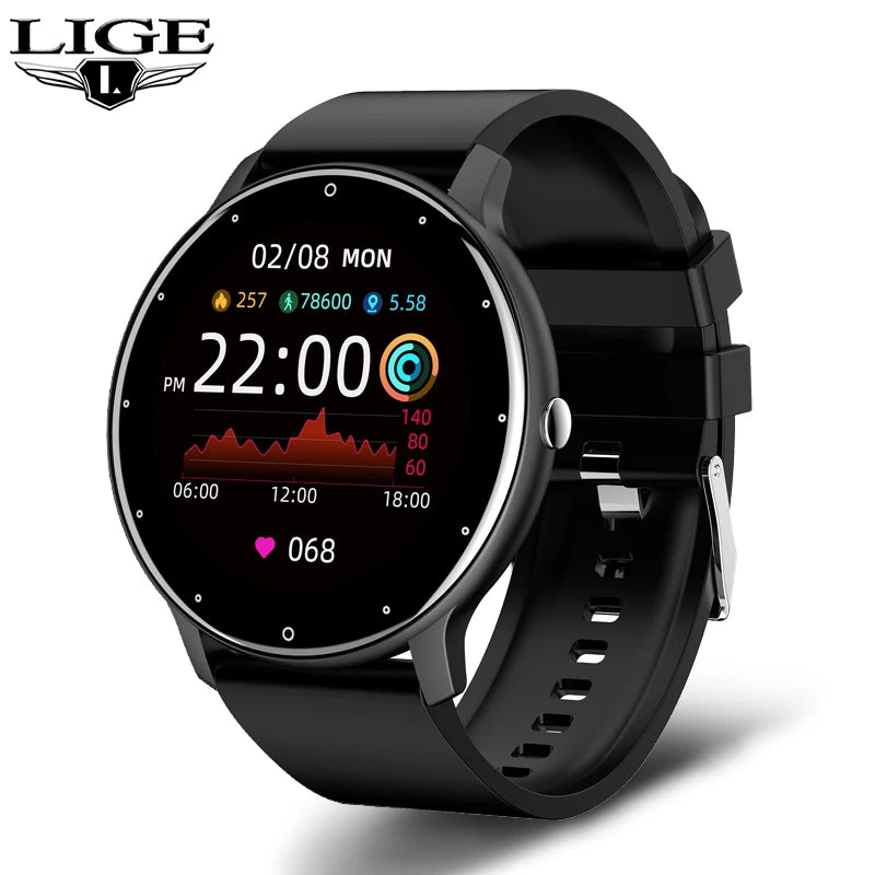 LIGE BW0223™ – Montre Connectée Sport; Santé Homme/Femme