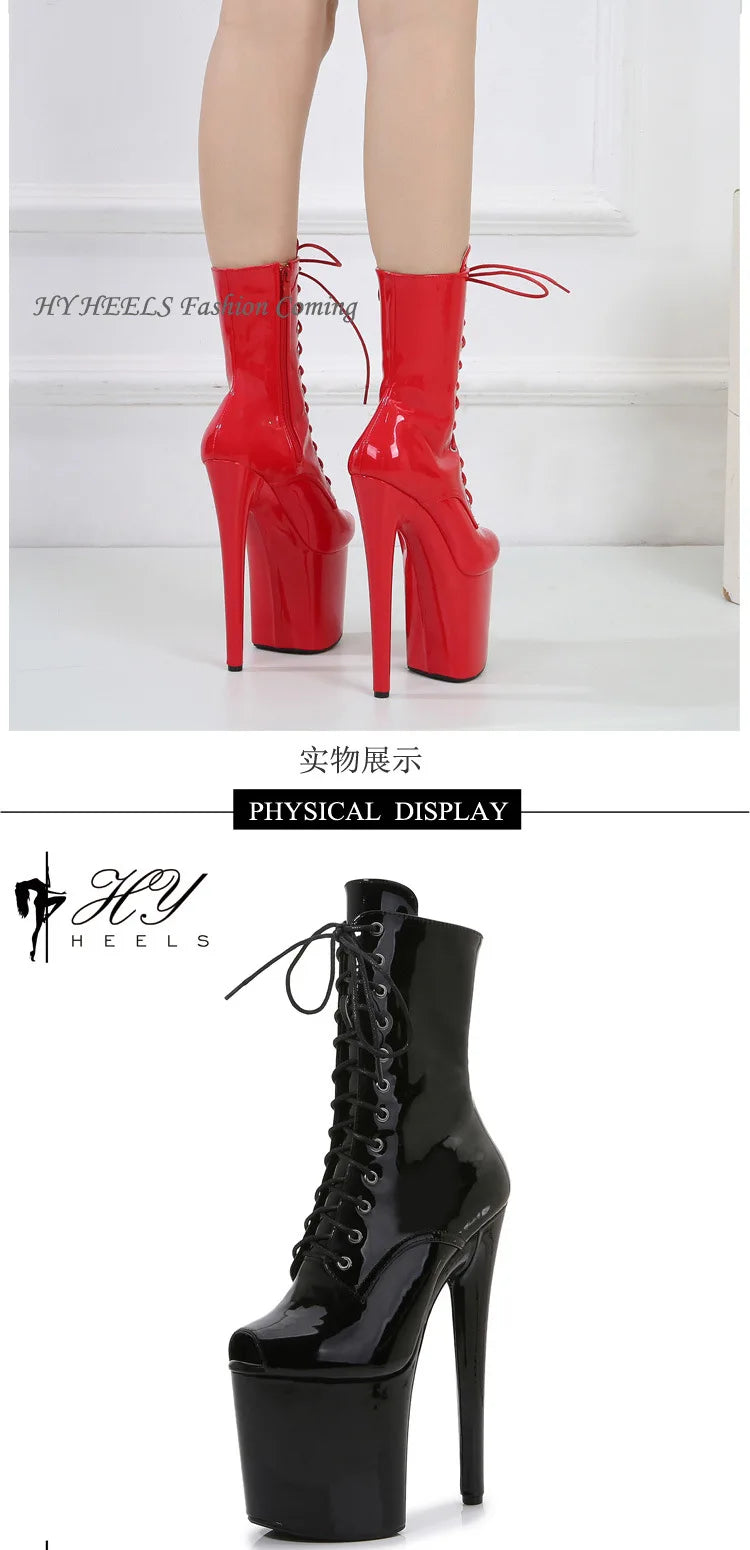 Boots d’été femme – Talon court, perforées et style Peep Toe