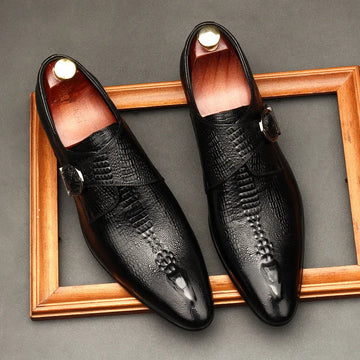 Mocassins; Oxfords Homme en Cuir Véritable, Britanique