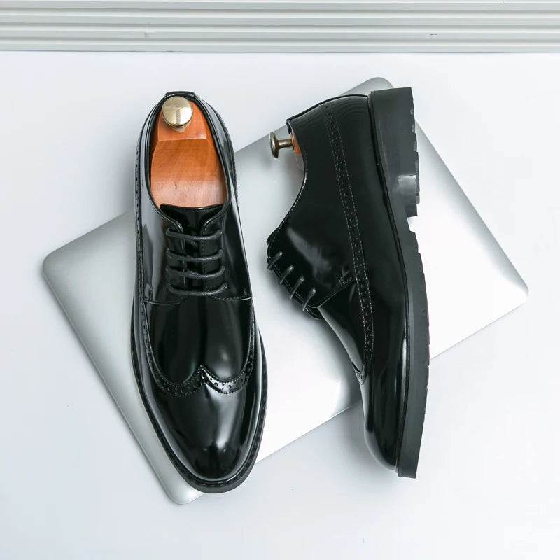 Wenting 0218-22 – Chaussures slip-on confortables et élégantes en cuir véritable, pour Femme