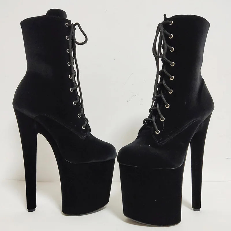 Bottines exotic à talon super haut – Plateforme épaisse, look audacieux