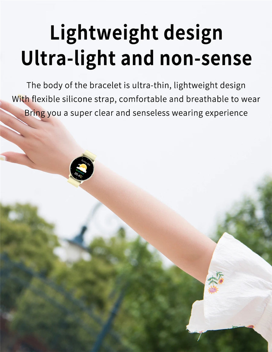 LIGE BW0223™ – Montre Connectée Sport; Santé Homme/Femme