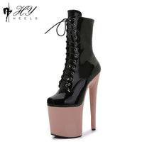 Boots d’été femme – Talon court, perforées et style Peep Toe