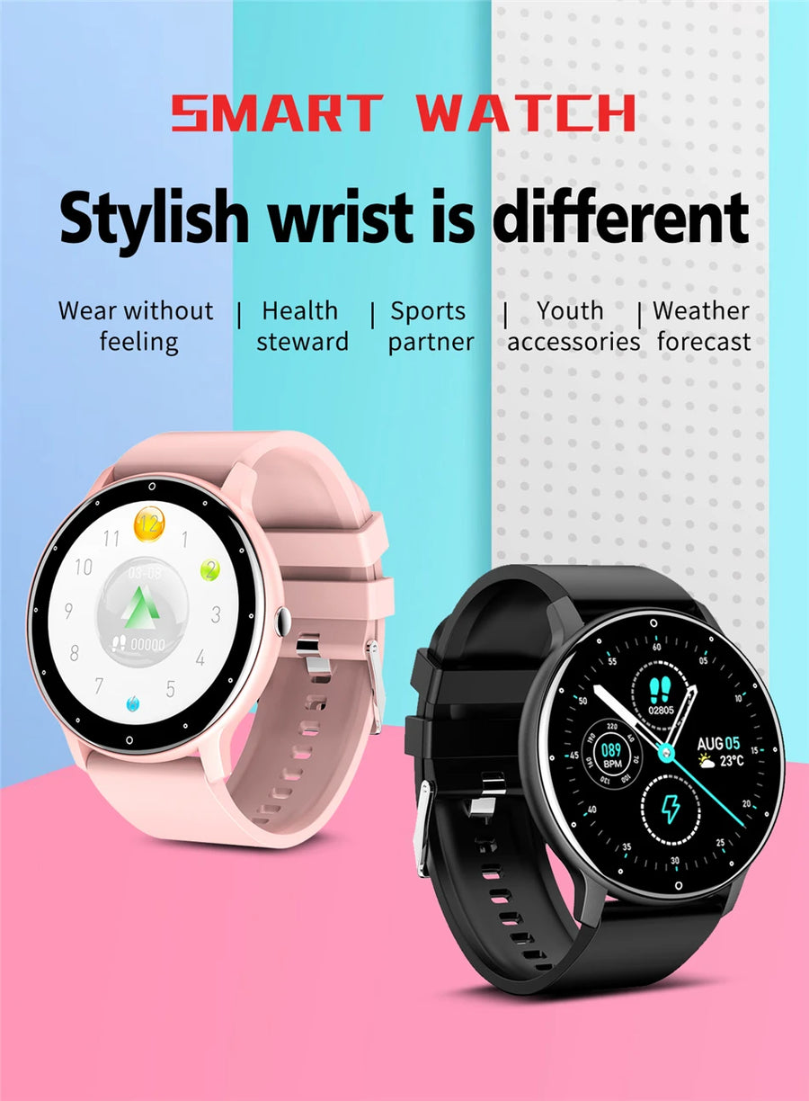 LIGE BW0223™ – Montre Connectée Sport; Santé Homme/Femme