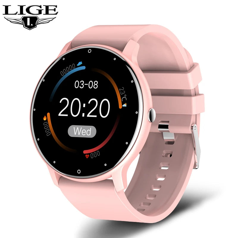 LIGE BW0223™ – Montre Connectée Sport; Santé Homme/Femme