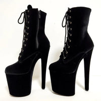Bottines exotic à talon super haut – Plateforme épaisse, look audacieux