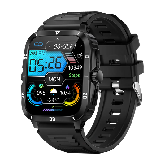 KT71 Outdoor 100+ Sport Smartwatch 1.96inch Big HD Screen Digital Watch Smart Watch Reloj Inteligente New 2025 2024