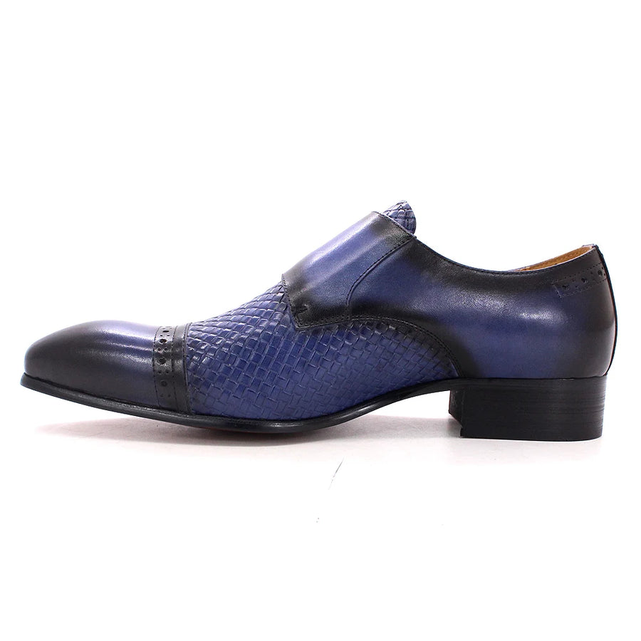 DANIEL WAFER – Men's Monk Strap Genuine Leather Shoes