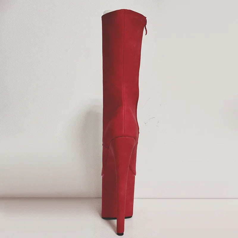 Bottines exotic à talon super haut – Plateforme épaisse, look audacieux