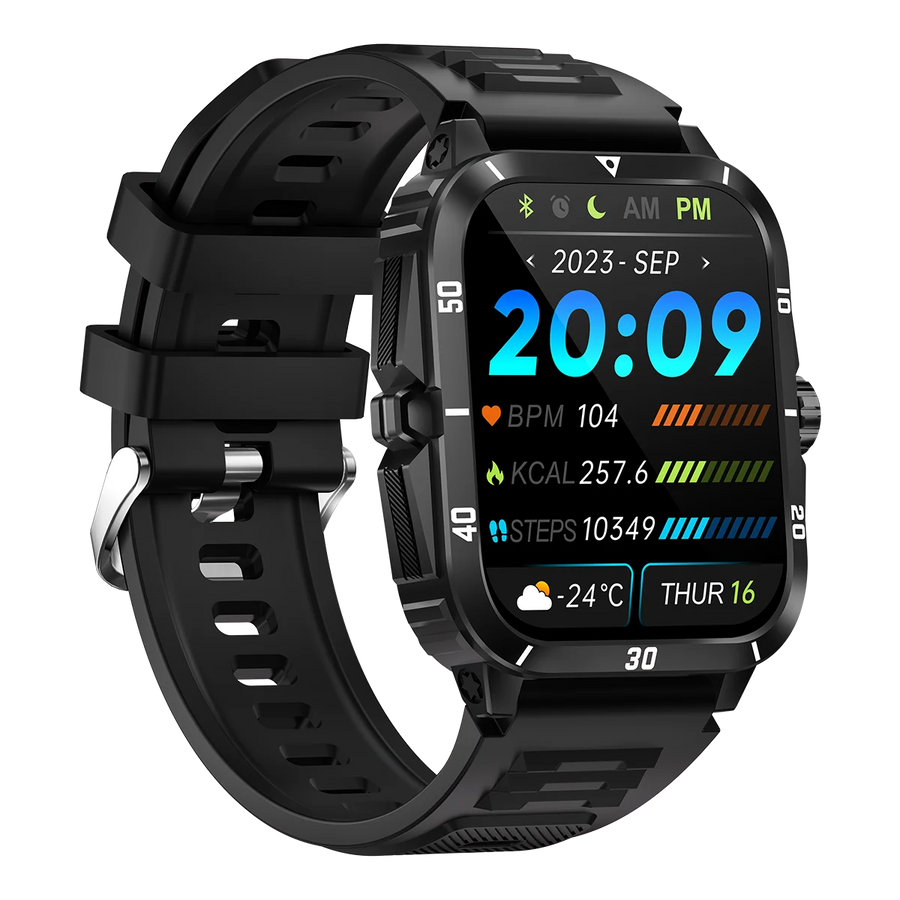 KT71 Outdoor 100+ Sport Smartwatch 1.96inch Big HD Screen Digital Watch Smart Watch Reloj Inteligente New 2025 2024