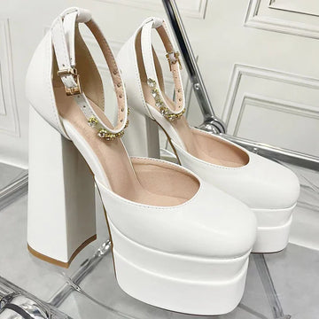 Sandales Femme à Talons Fins 8 cm+ – Design Slip-On Velours Élégant | AHMED ABDI 9116-1