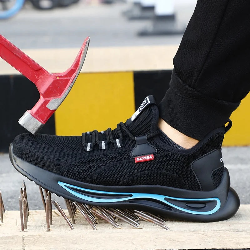 GUYISA Safety Sneakers – Steel Toe Cap, Comfort and Protection