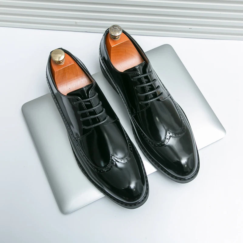 Wenting 0218-22 – Chaussures slip-on confortables et élégantes en cuir véritable, pour Femme