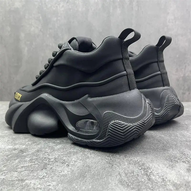 COZOK, 2025 Designer Style Men's Sneakers - Comfortable Thick Sole Sneakers, Autumn/Winter Casual Fashion, Trendy Sports Shoes
