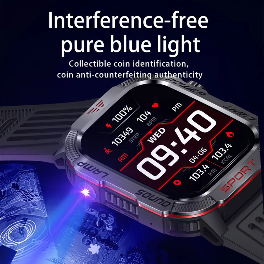 ChiBear Smartwatch Outdoor 2.01'' – Power & Adventure on the Wrist