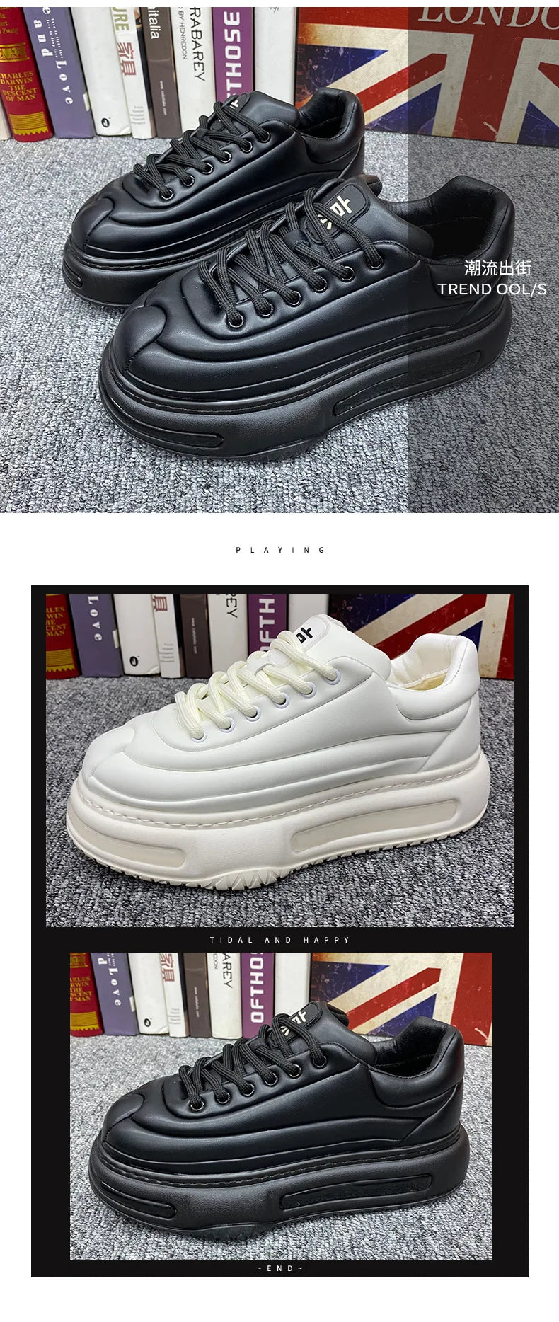 AirPlush – Men's Winter Sneakers Comfort & Height