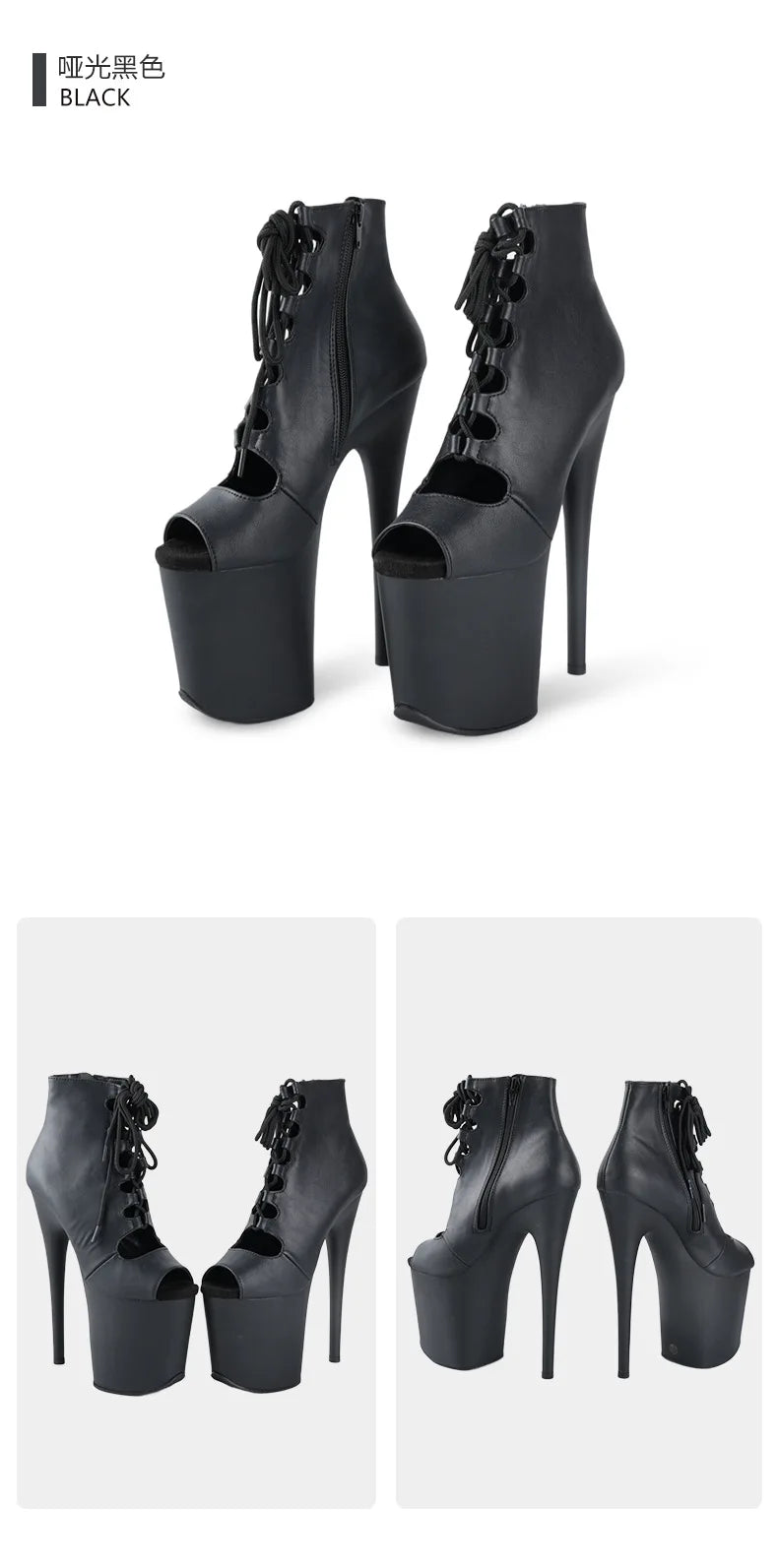 Bottines sexy à talon haut – Stiletto, plateforme exotique, club et danse