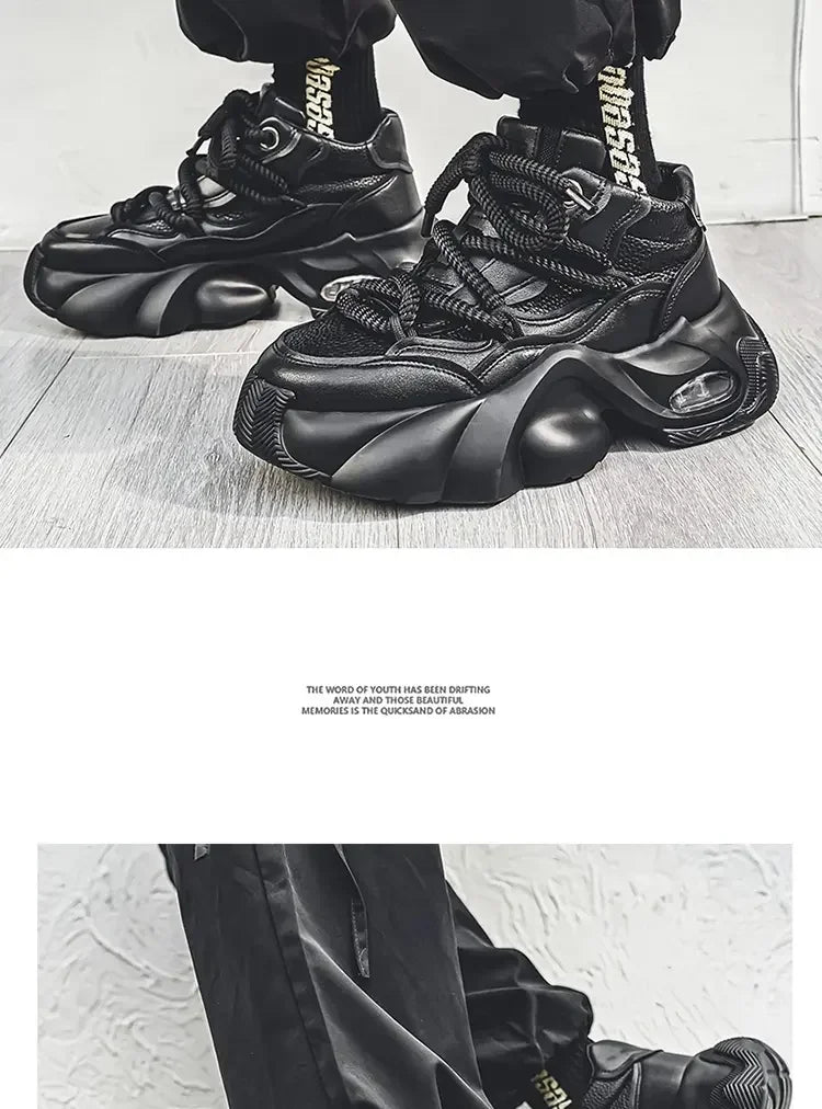 designer style men's shoes - Comfortable and trendy chunky platform sneakers