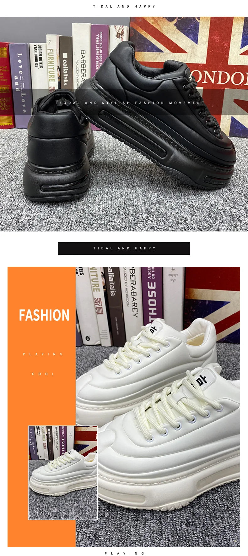 AirPlush – Men's Winter Sneakers Comfort & Height