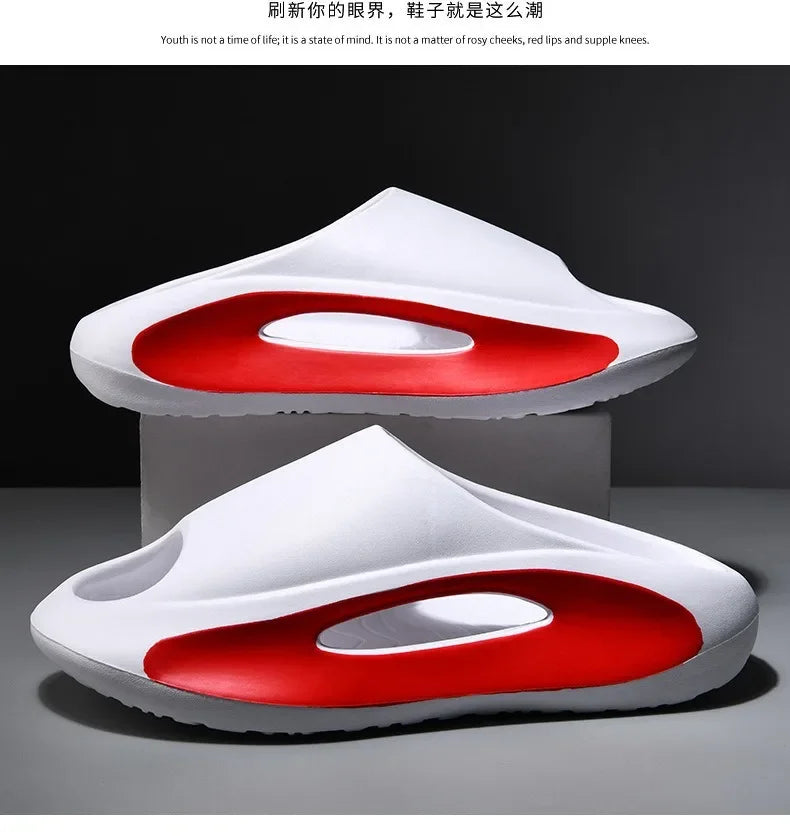 2024 Men's Summer Sandals - Casual Thick Sole Outdoor Slippers, Vietnam Trendy Style