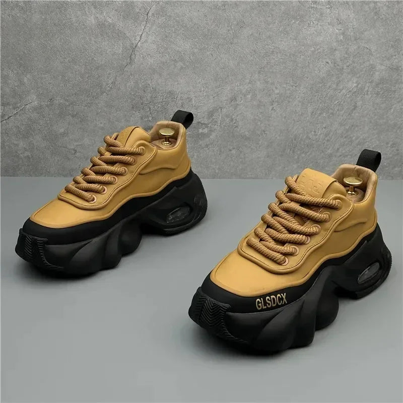 2025s – Lace-up sneakers with wedge sole