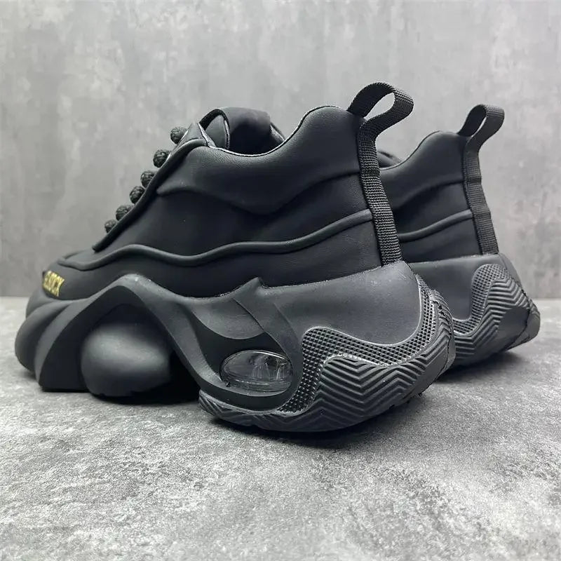 COZOK, 2025 Designer Style Men's Sneakers - Comfortable Thick Sole Sneakers, Autumn/Winter Casual Fashion, Trendy Sports Shoes