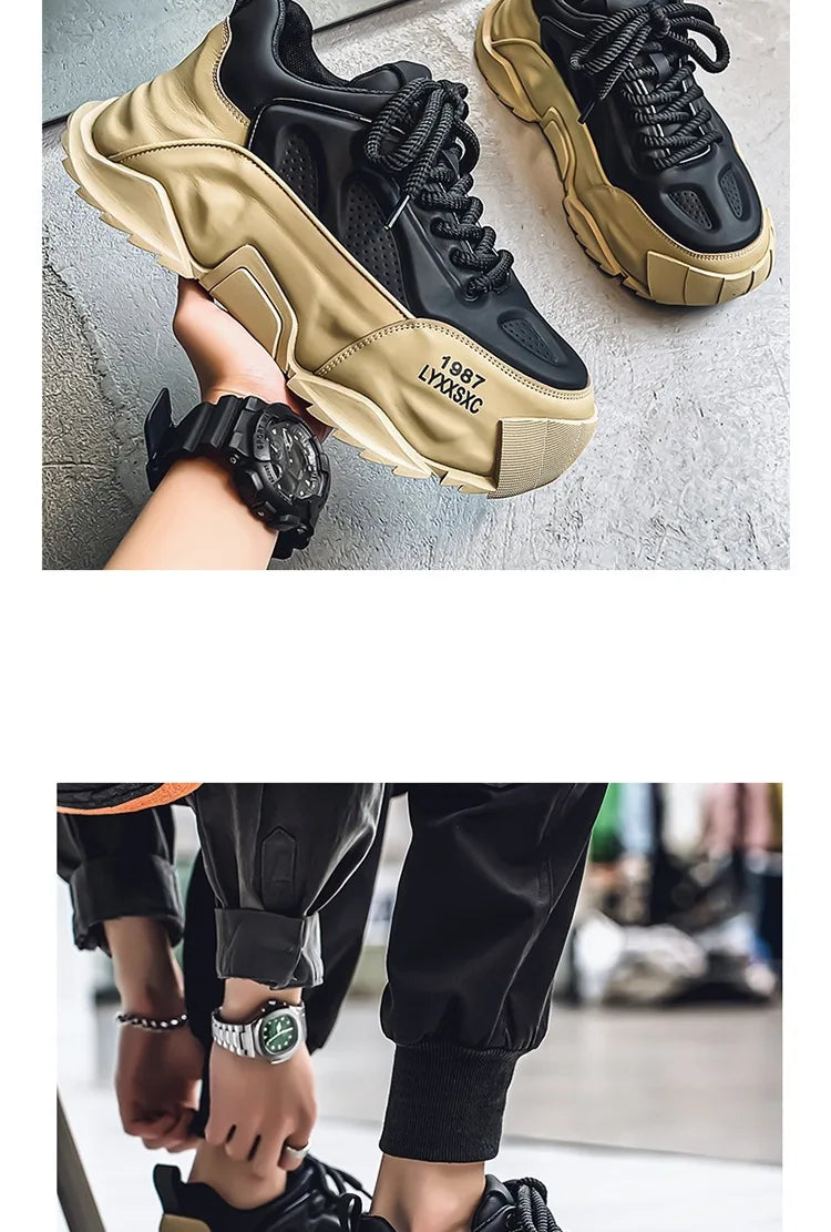 Men's Designer Sneakers – Comfort & Height Boost