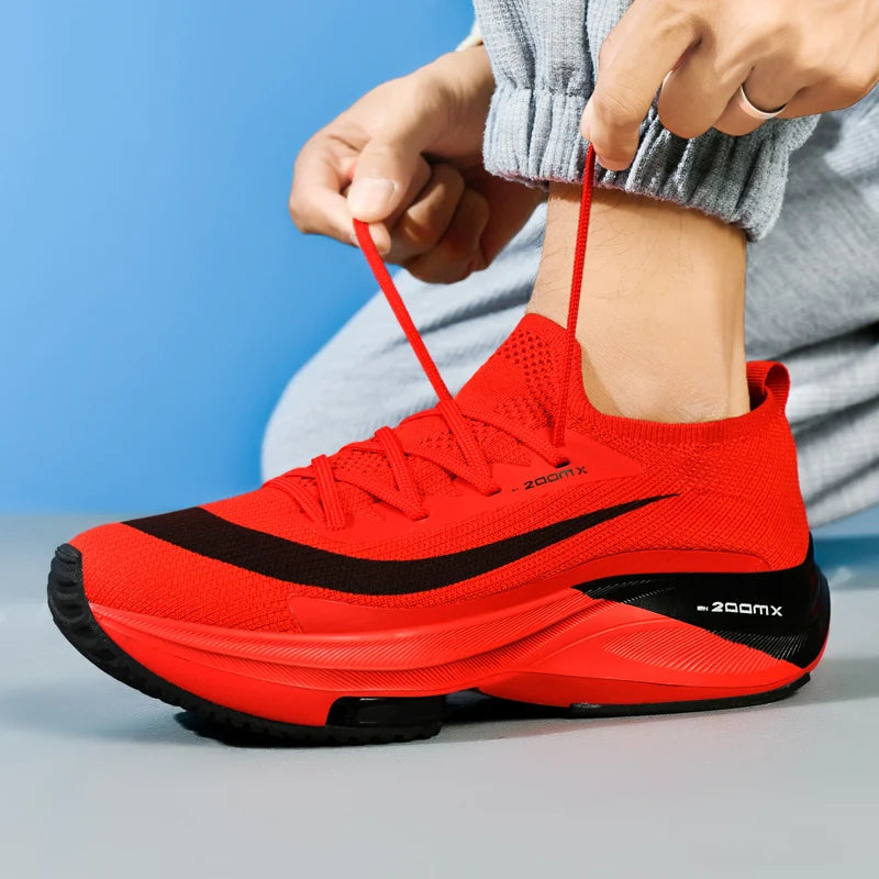 Baskets couple – Chaussures de running pour hommes et femmes, légères et respirantes en mesh