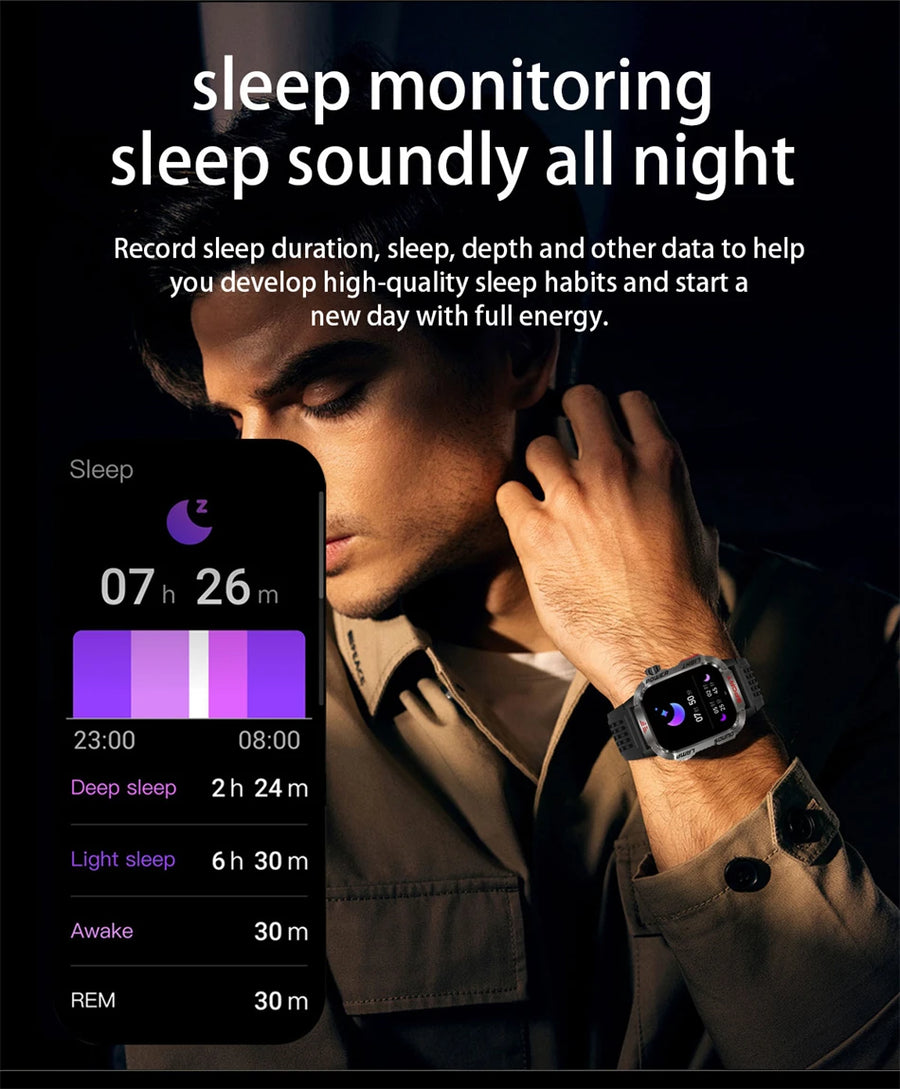 ChiBear Smartwatch Outdoor 2.01'' – Power & Adventure on the Wrist
