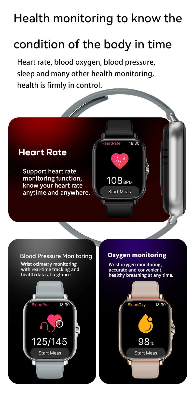 Montre Bluetooth, LAXASFIT Y13 Pro Max – Smartwatch Connectée 1.85’’
